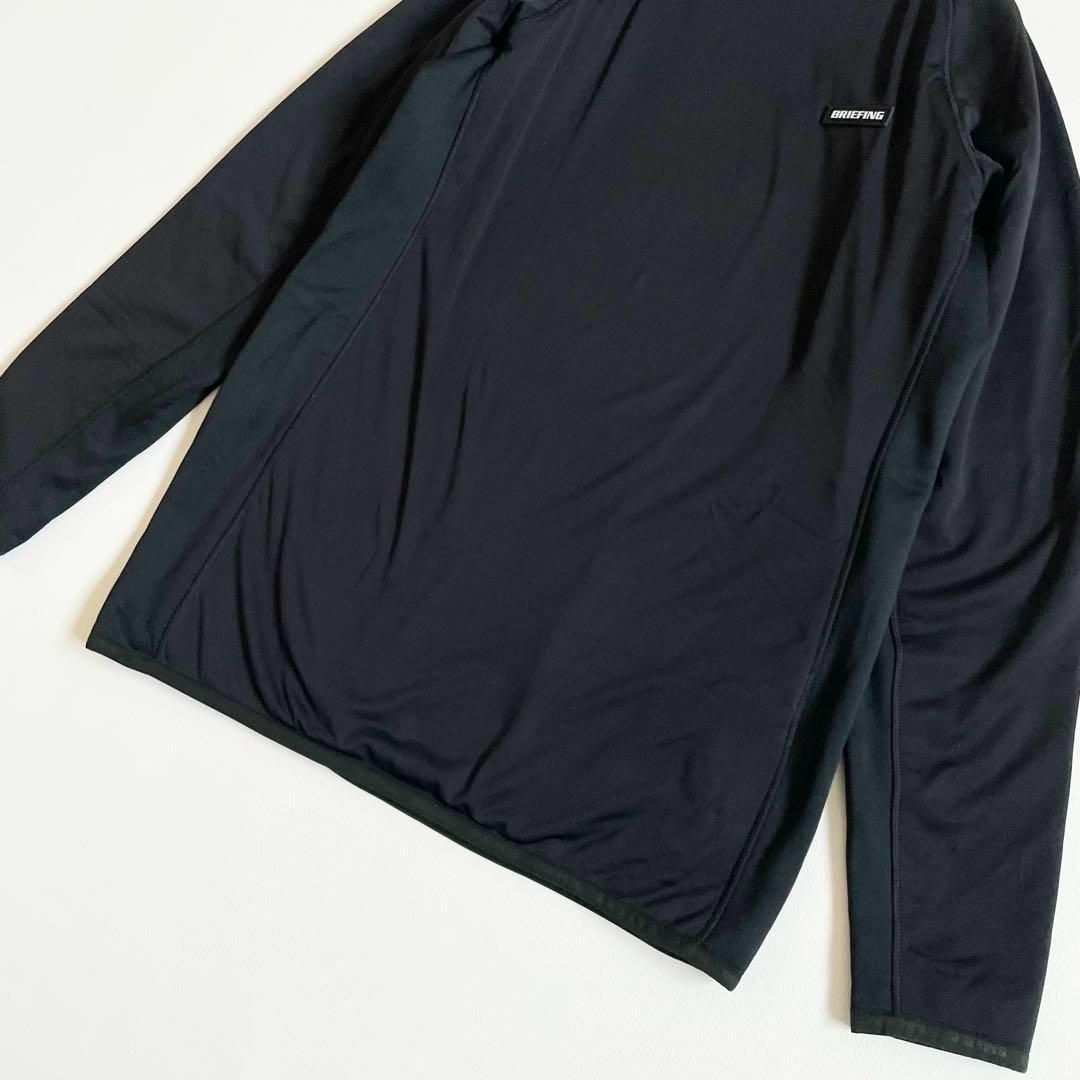 BRIEFING - 4657【美品】ブリーフィング モックネックシャツ BRIEFING - 4657【美品】ブリーフィング モックネックシャツ