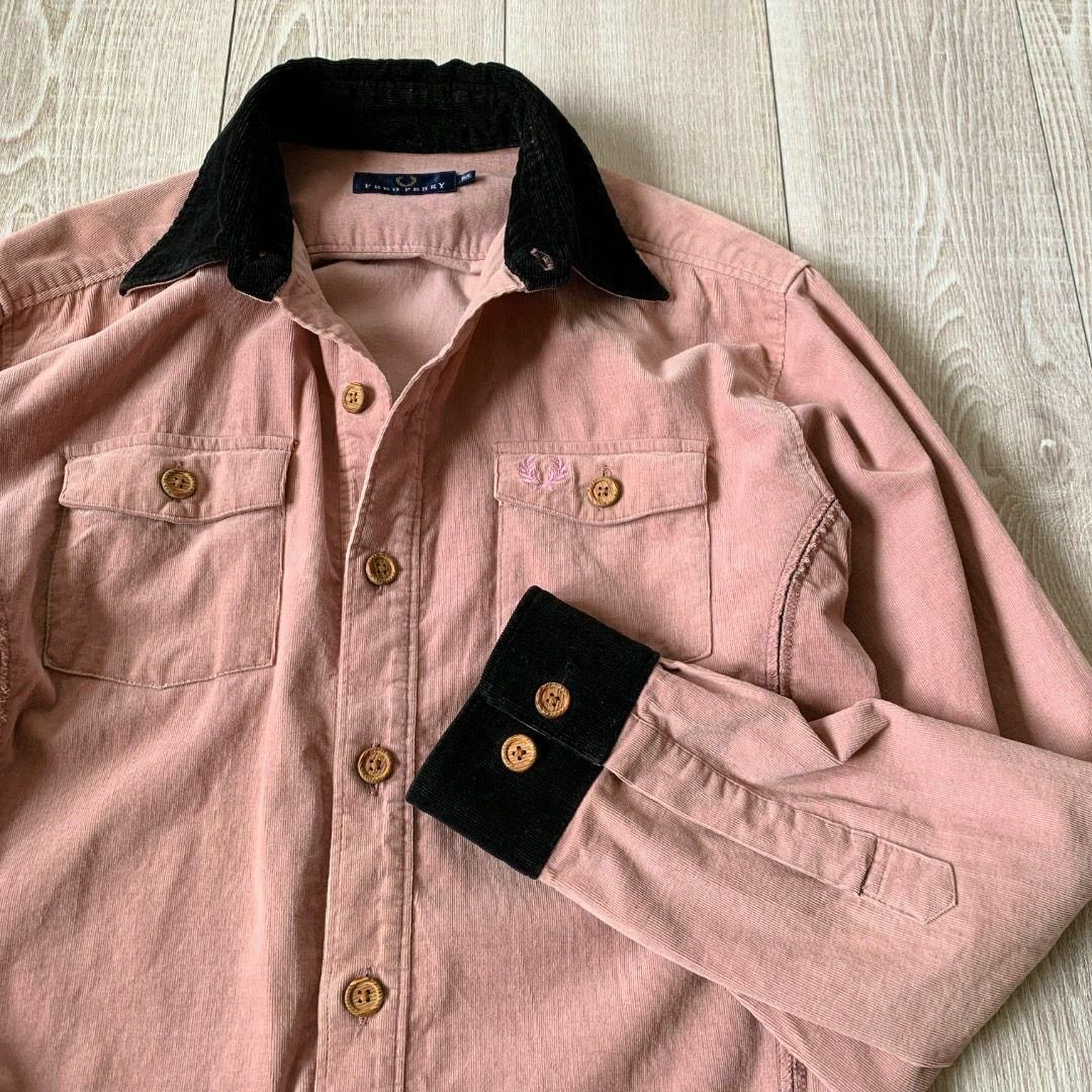 FRED PERRY - フレッドペリー コーデュロイ ジャケット M くすみ FRED PERRY - フレッドペリー コーデュロイ ジャケット M くすみ