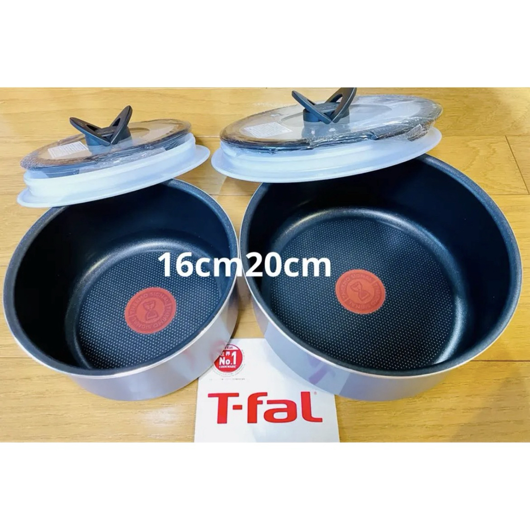 T-fal - 新品 ティファール ソースパン 6点セット ガス火 T-fal - 新品 ティファール ソースパン 6点セット ガス火