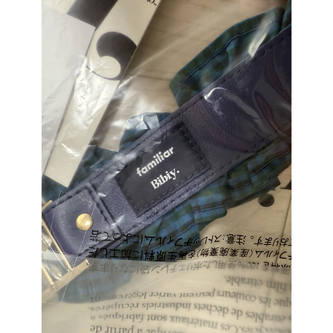 familiar - Bibiy.×familiar ビビィファミリア 青チェック familiar - Bibiy.×familiar ビビィファミリア 青チェック