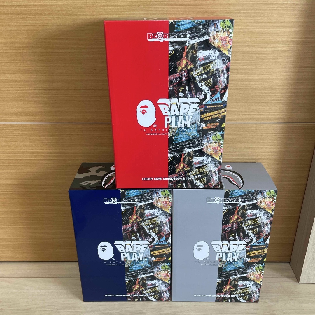 MEDICOM TOY - BE@RBRICK BAPE(R) LEGACY CAMO SHARK の通販 by MEDICOM TOY - BE@RBRICK BAPE(R) LEGACY CAMO SHARK の通販 by