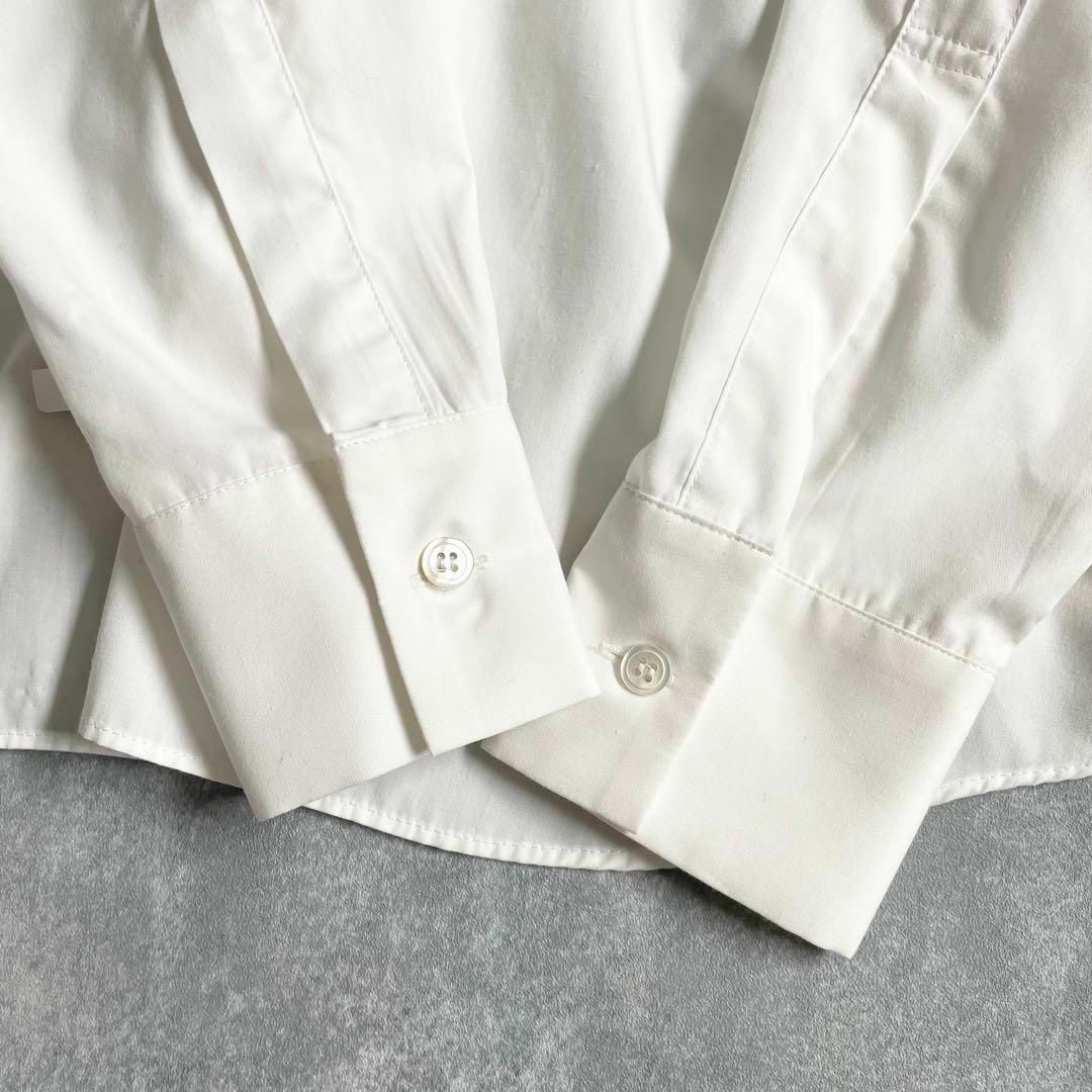 sacai - 4729【美品】サカイ バックレース長袖ブラウス L 白の sacai - 4729【美品】サカイ バックレース長袖ブラウス L 白の