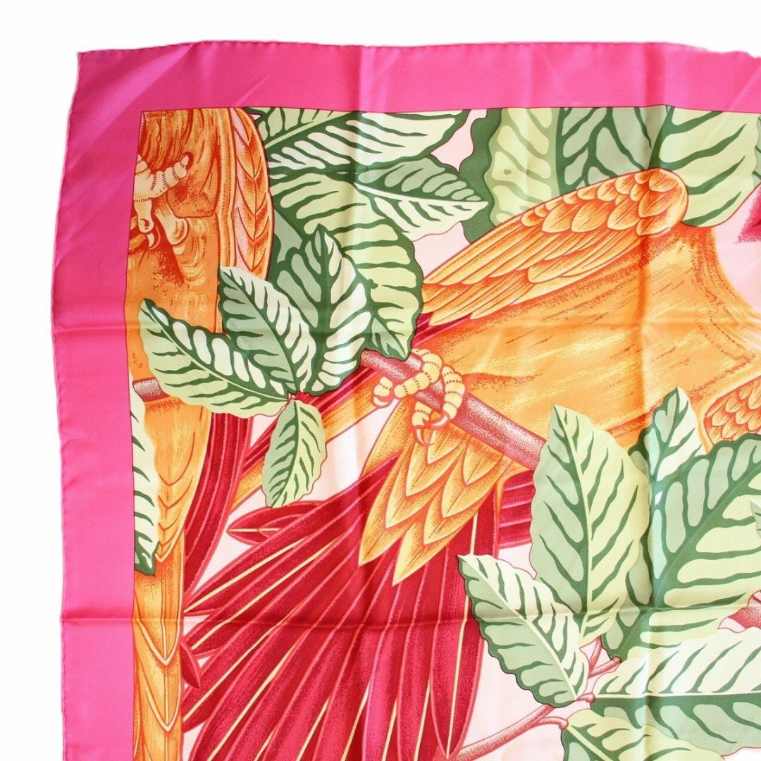 HERMES - HERMES エルメス カレ 90 スカーフ Les Perroquets HERMES - HERMES エルメス カレ 90 スカーフ Les Perroquets
