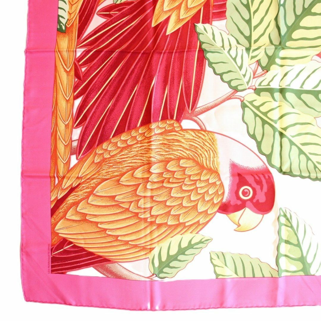 HERMES - HERMES エルメス カレ 90 スカーフ Les Perroquets HERMES - HERMES エルメス カレ 90 スカーフ Les Perroquets