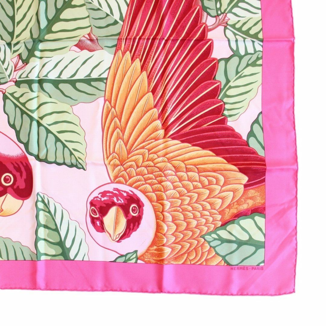 HERMES - HERMES エルメス カレ 90 スカーフ Les Perroquets HERMES - HERMES エルメス カレ 90 スカーフ Les Perroquets