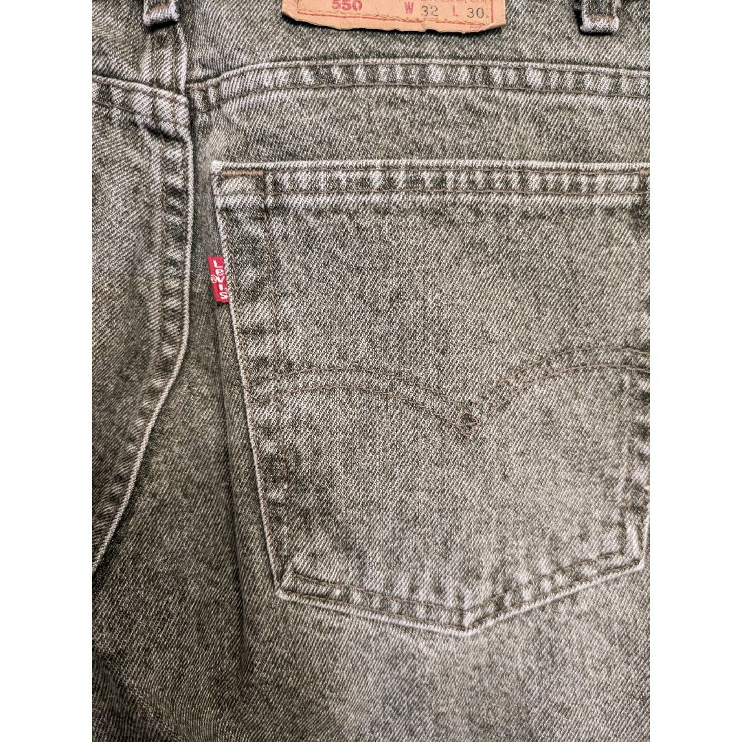 Levi's - Levi's 550 made in usa 希少グリーン w32 L30の通販 Levi's - Levi's 550 made in usa 希少グリーン w32 L30の通販