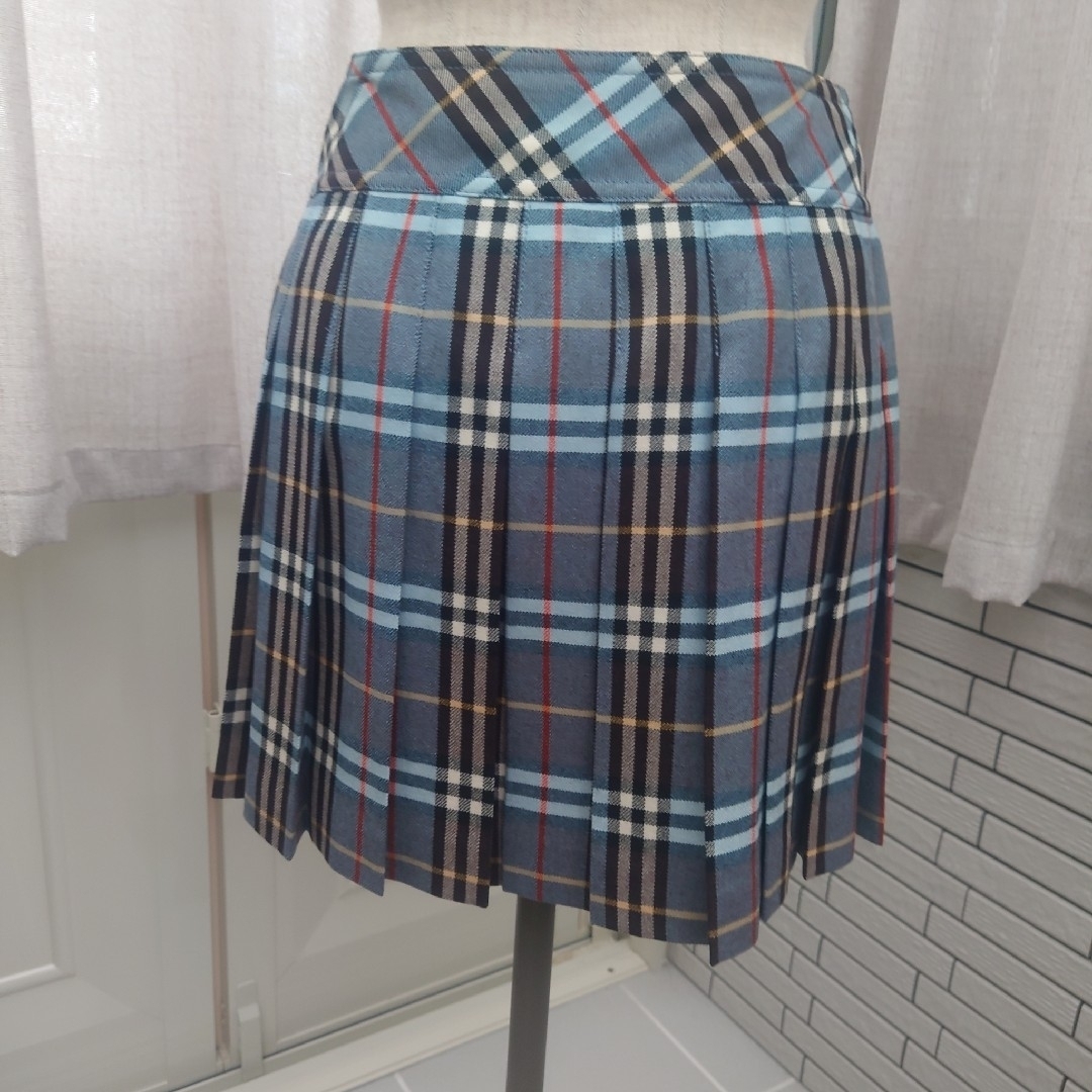 BURBERRY BLUE LABEL - BURBERRY BLUE LABEL 青系チェック BURBERRY BLUE LABEL - BURBERRY BLUE LABEL 青系チェック