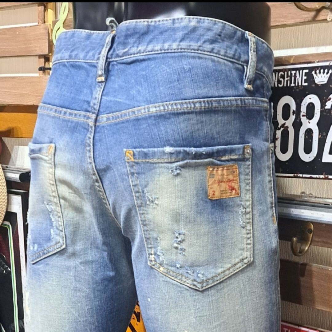 DSQUARED2 - Dsquared2 パッチワーク リメイク加工 ジーンズ DSQUARED2 - Dsquared2 パッチワーク リメイク加工 ジーンズ
