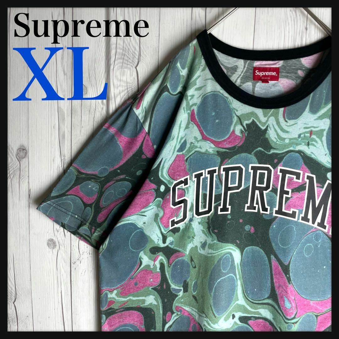 Supreme - 【希少XLサイズ】シュプリーム☆総柄 マーブル Supreme - 【希少XLサイズ】シュプリーム☆総柄 マーブル
