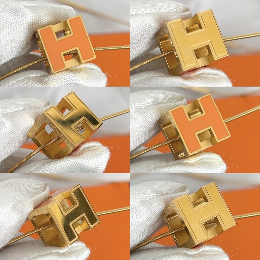 HERMES - 【極美品】箱付き エルメス ネックレス Hキューブ HERMES - 【極美品】箱付き エルメス ネックレス Hキューブ