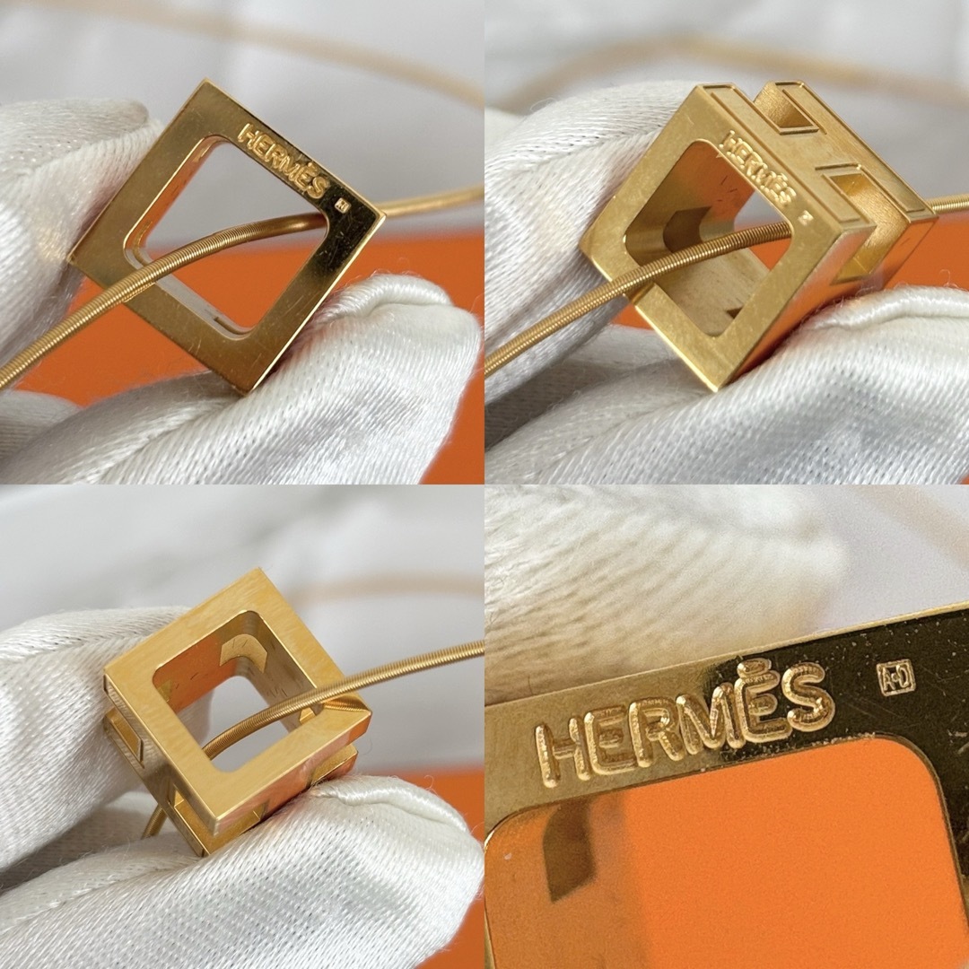 HERMES - 【極美品】箱付き エルメス ネックレス Hキューブ HERMES - 【極美品】箱付き エルメス ネックレス Hキューブ