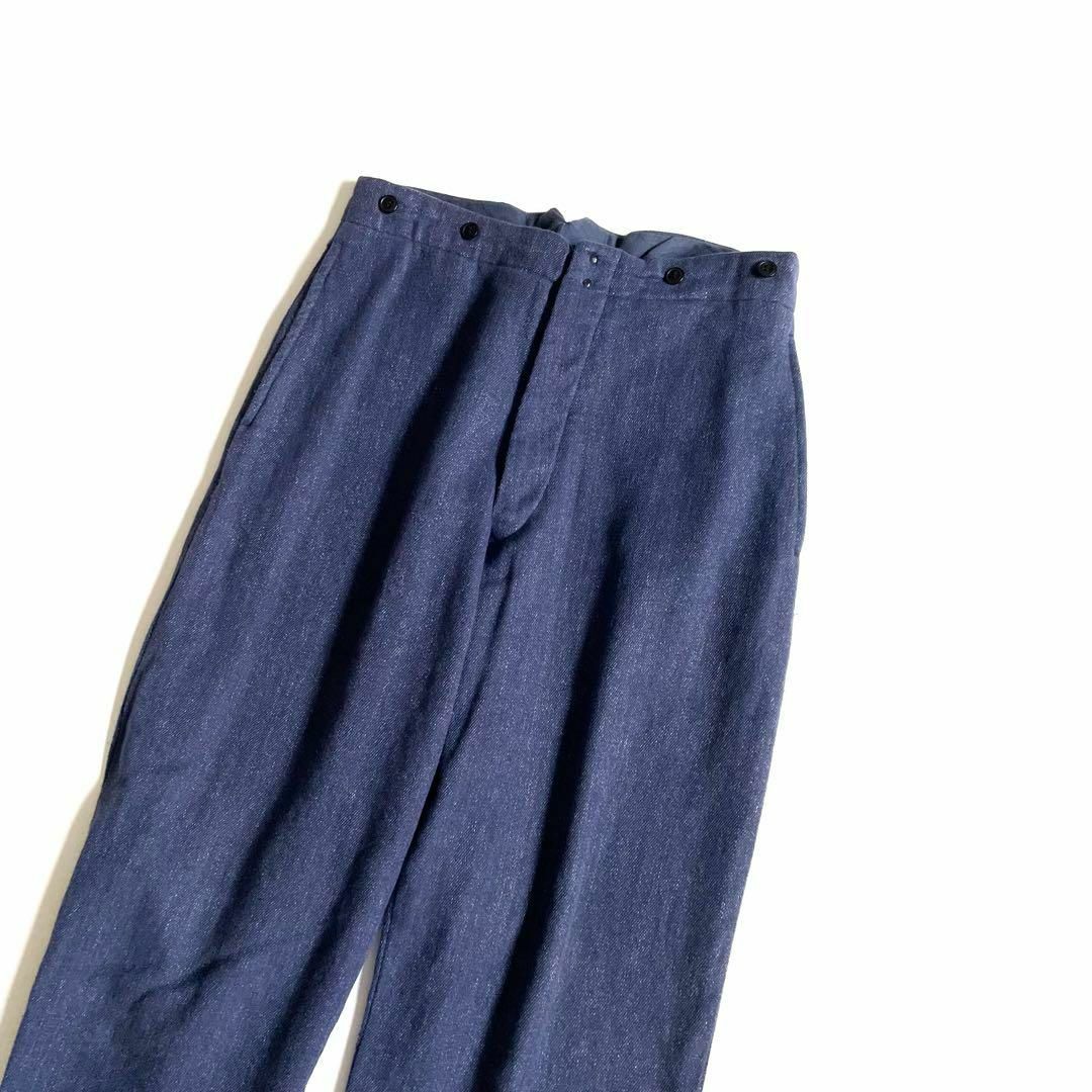 COMOLI - 4688【美品】コモリ ワイドパンツ フレンチブルー COMOLI - 4688【美品】コモリ ワイドパンツ フレンチブルー