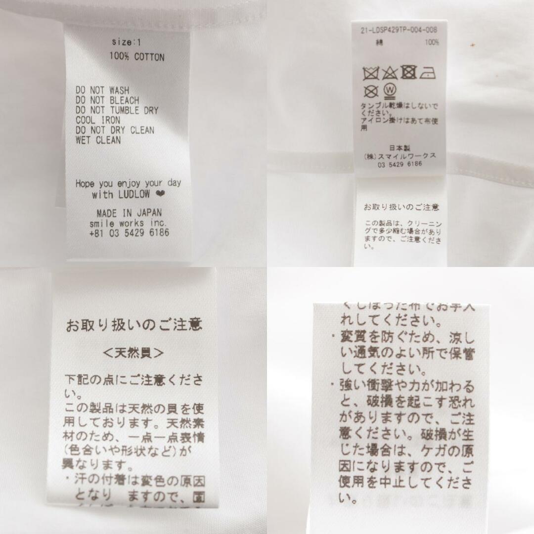 LUDLOW - ラドロー 21AW SWEET PEA コットン コンシャススリーブ LUDLOW - ラドロー 21AW SWEET PEA コットン コンシャススリーブ