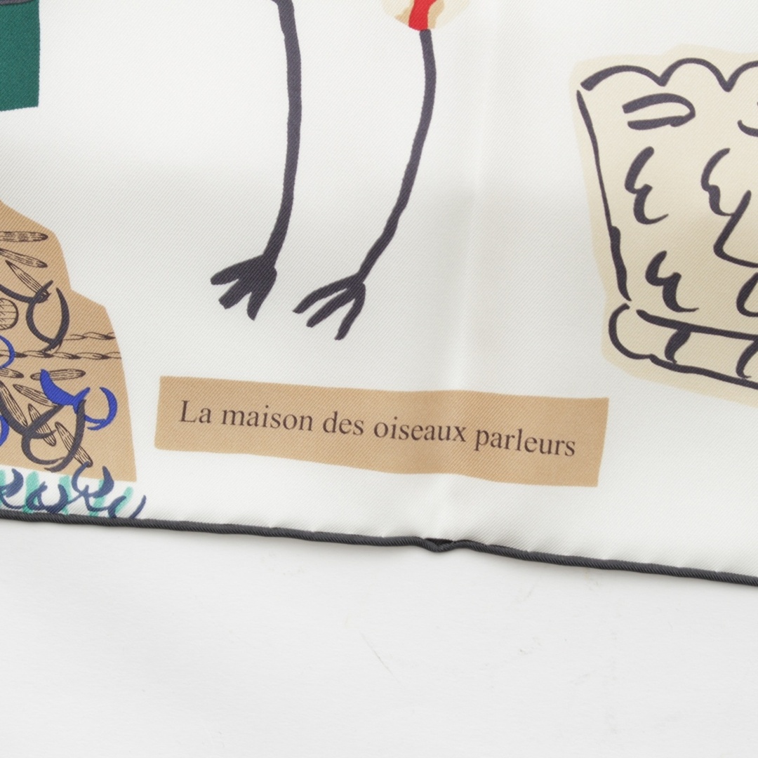 HERMES - エルメス カレ90 シルク La Maison des Oiseaux HERMES - エルメス カレ90 シルク La Maison des Oiseaux