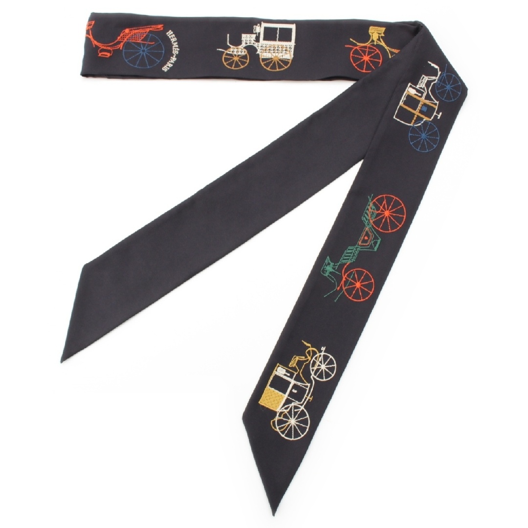 HERMES - エルメス 25SS ロングツイリー シルク A Toute Berline HERMES - エルメス 25SS ロングツイリー シルク A Toute Berline