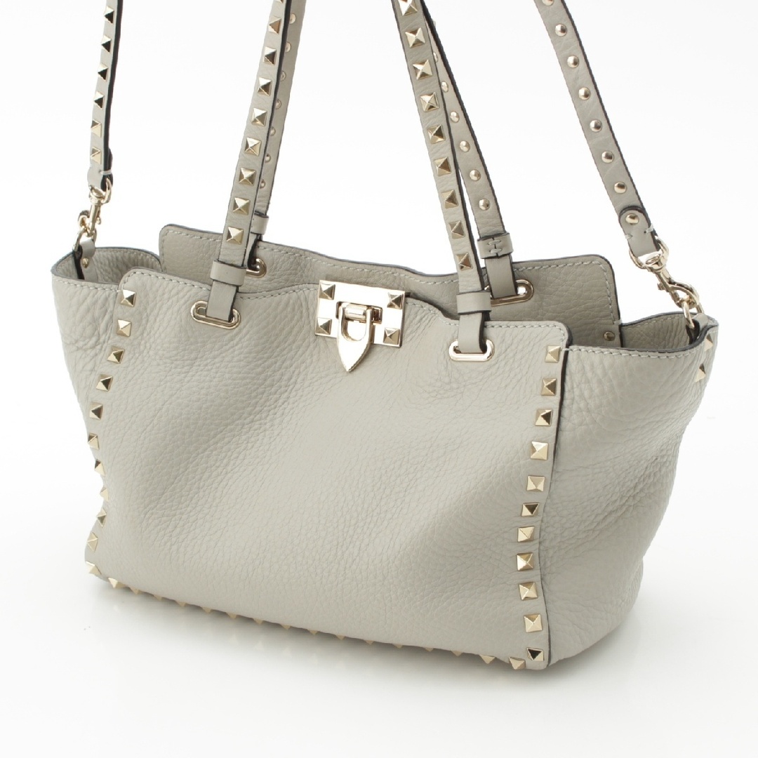 VALENTINO - ヴァレンティノ レザー ロックスタッズ ミニ 2way VALENTINO - ヴァレンティノ レザー ロックスタッズ ミニ 2way
