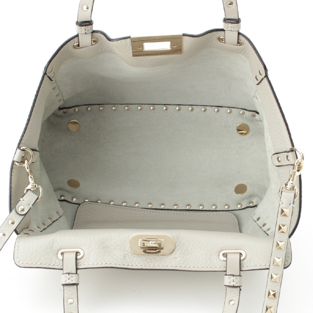 VALENTINO - ヴァレンティノ レザー ロックスタッズ ミニ 2way VALENTINO - ヴァレンティノ レザー ロックスタッズ ミニ 2way