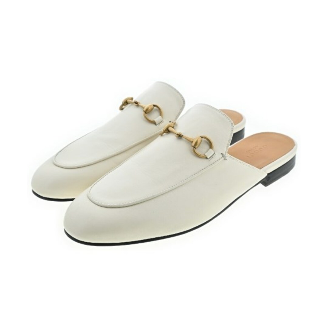 GUCCI - GUCCI グッチ パンプス EU39(25.5cm位) 白 【古着 GUCCI - GUCCI グッチ パンプス EU39(25.5cm位) 白 【古着