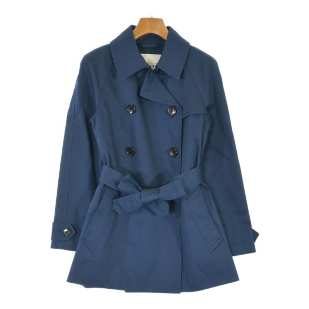 COACH - COACH コーチ トレンチコート XS 青 【古着】【中古】の COACH - COACH コーチ トレンチコート XS 青 【古着】【中古】の