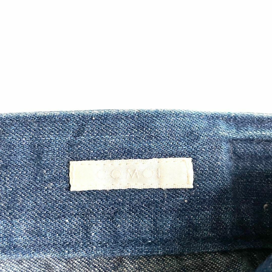 COMOLI - 4672【美品】コモリ ベルテッドデニム ワイドパンツ XS COMOLI - 4672【美品】コモリ ベルテッドデニム ワイドパンツ XS