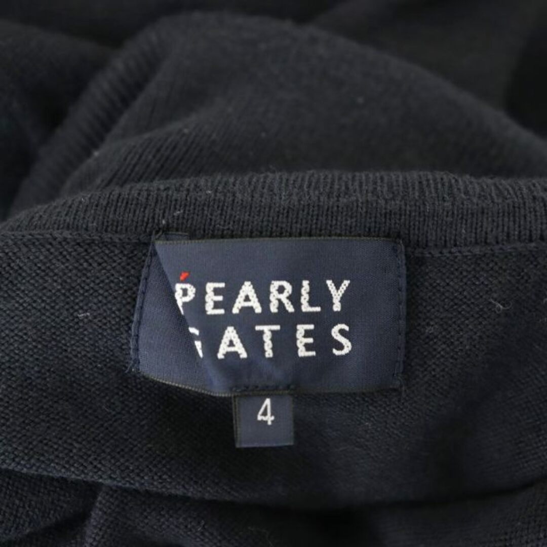 PEARLY GATES - パーリーゲイツ タートルネックコットンニット PEARLY GATES - パーリーゲイツ タートルネックコットンニット