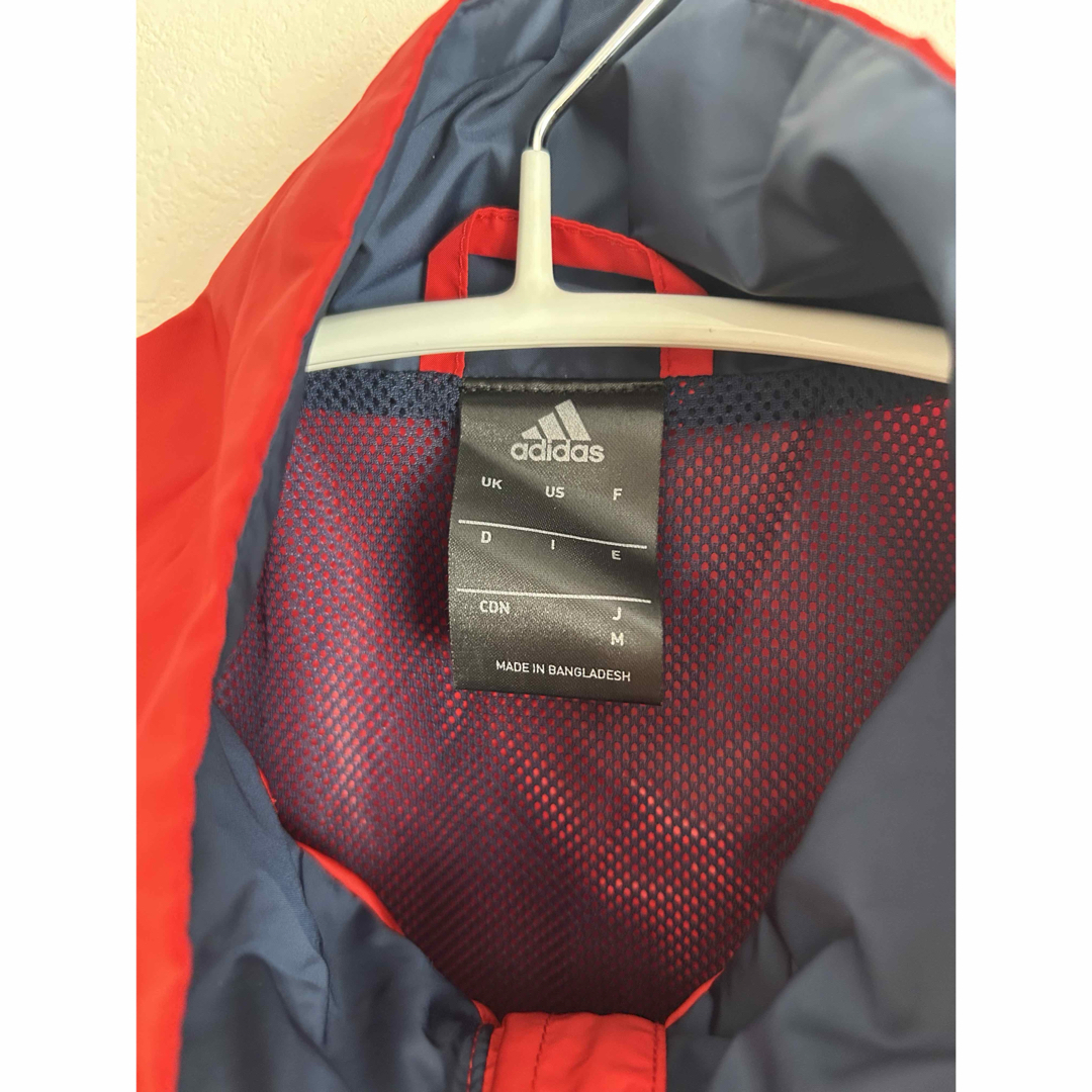 adidas - adidas ジップアップウィンドブレーカー 赤 紺 黄 Mの adidas - adidas ジップアップウィンドブレーカー 赤 紺 黄 Mの