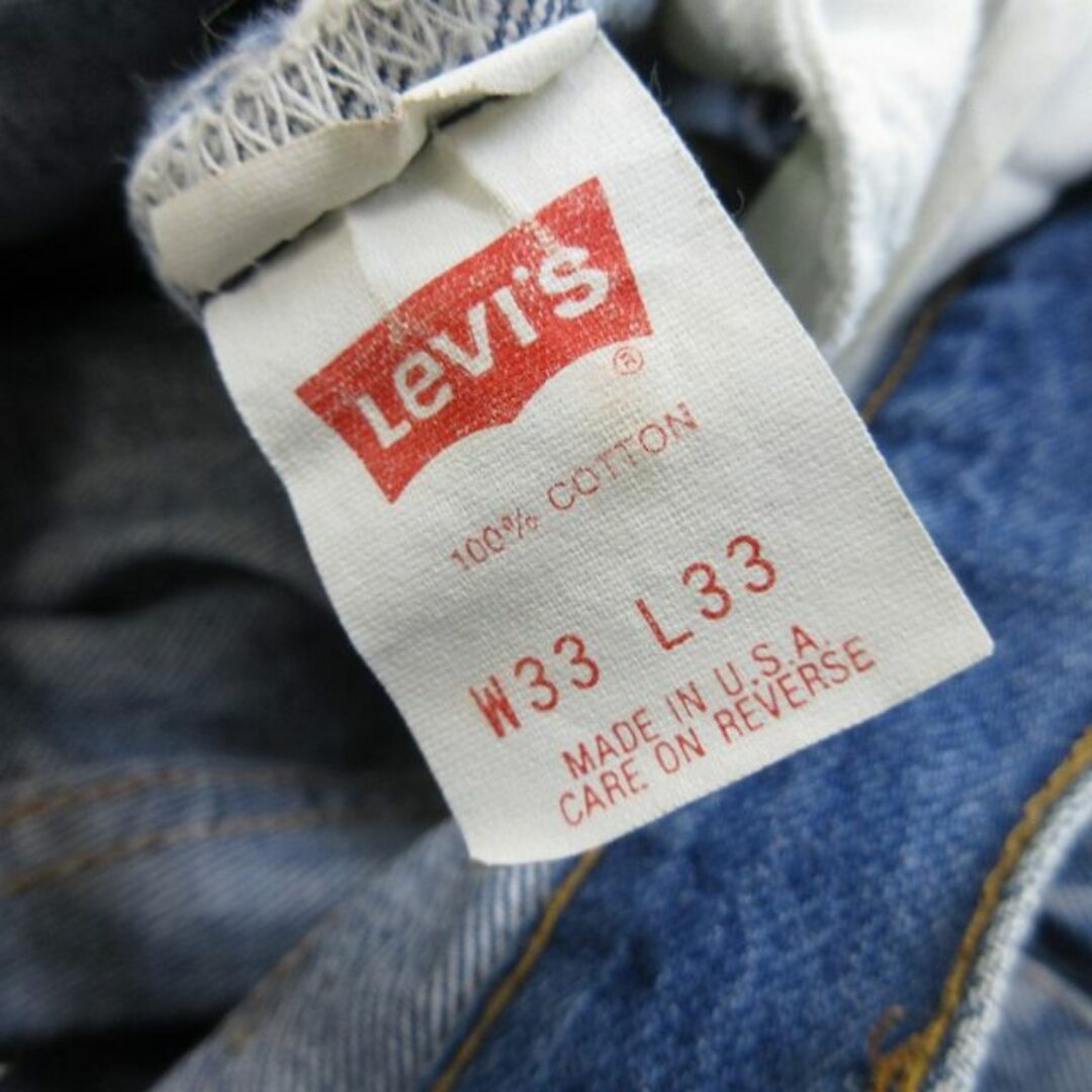 Levi's - リーバイス Levi's 90s 501XX デニム USA製 W33 L33の Levi's - リーバイス Levi's 90s 501XX デニム USA製 W33 L33の