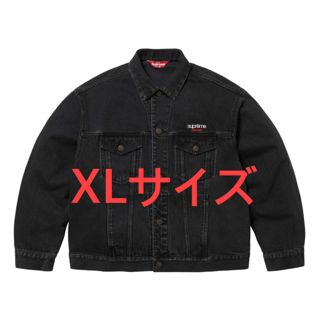 Supreme - supreme Denim Trucker Jacket 黒の通販 by TL shop Supreme - supreme Denim Trucker Jacket 黒の通販 by TL shop
