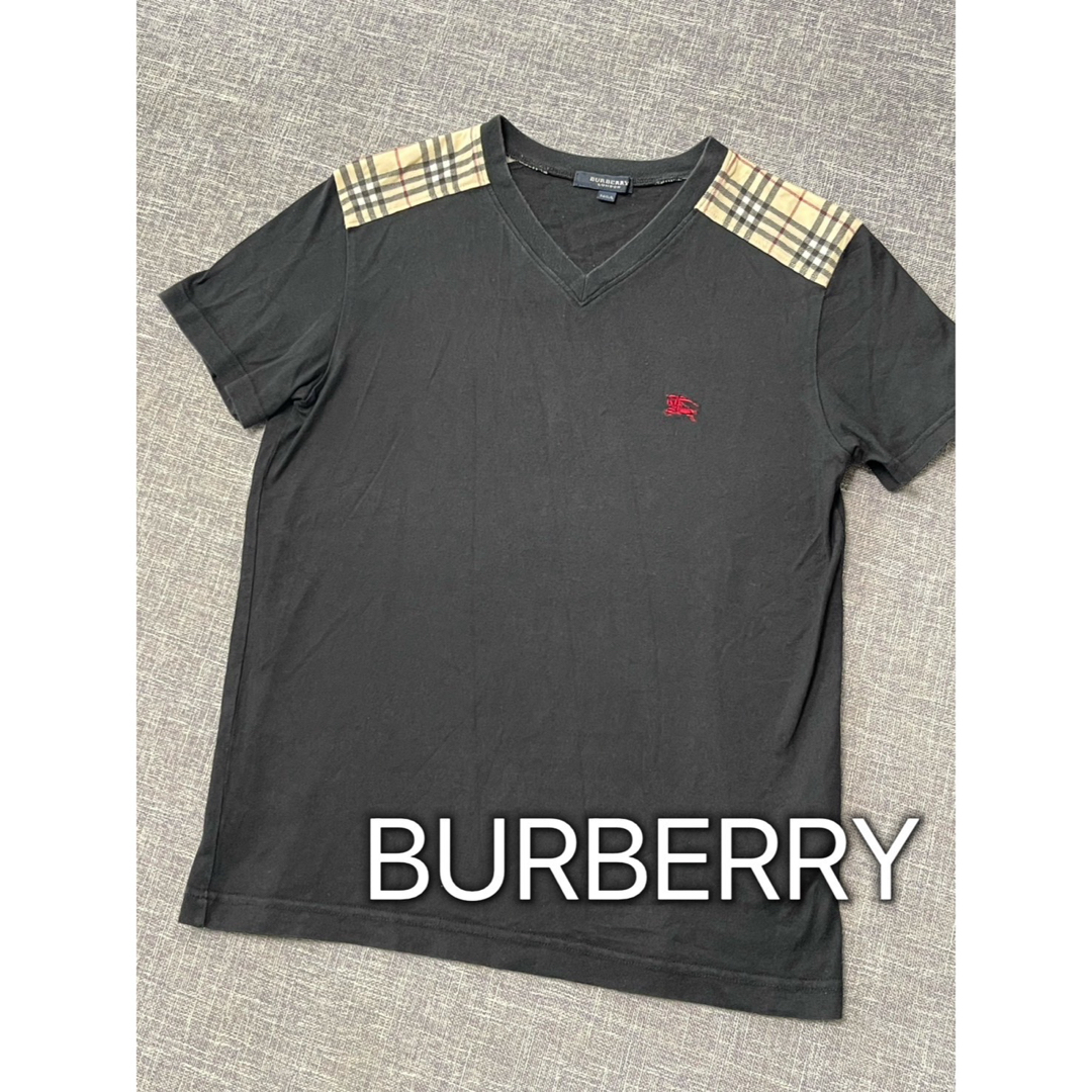 BURBERRY - バーバリー BURBERRY 半袖 Tシャツ 黒 ブラック 140 BURBERRY - バーバリー BURBERRY 半袖 Tシャツ 黒 ブラック 140