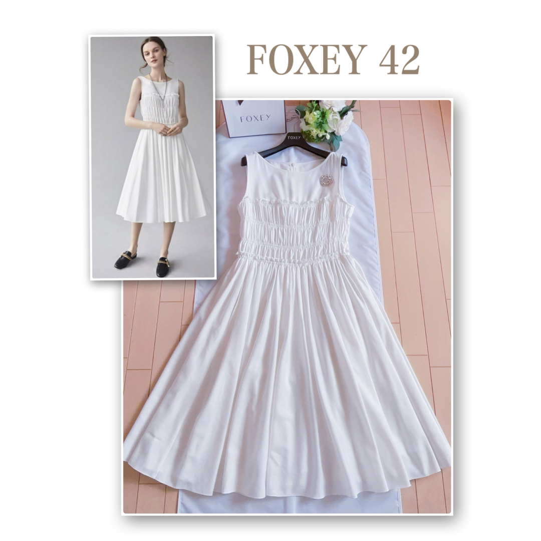 FOXEY - FOXEY スプリングピクニックワンピース希少42新品同様 FOXEY - FOXEY スプリングピクニックワンピース希少42新品同様
