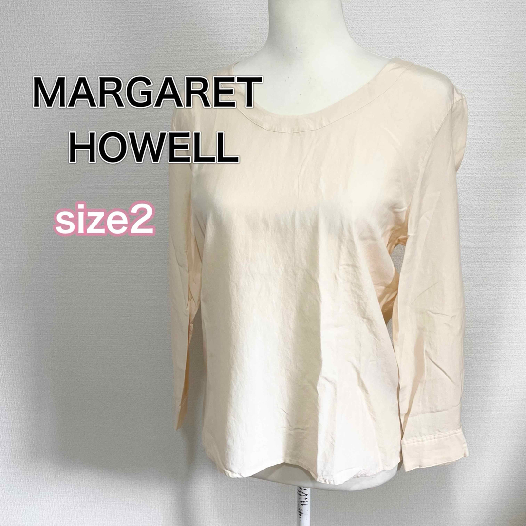 MARGARET HOWELL - サイズM マーガレットハウエル 長袖 MARGARET HOWELL - サイズM マーガレットハウエル 長袖