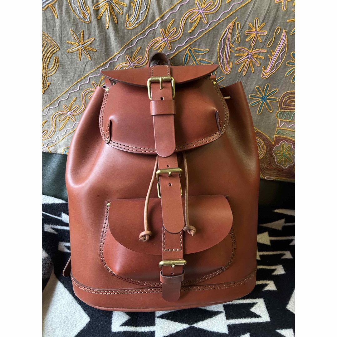 HERZ - 【ほぼ新品•鋲付き】迫力のWポケットリュック ヘルツ HERZ - 【ほぼ新品•鋲付き】迫力のWポケットリュック ヘルツ