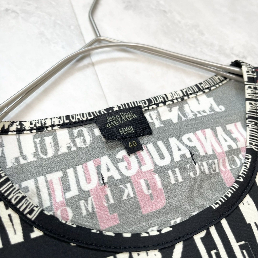 Jean Paul GAULTIER - Jean Paul GAULTIER 総柄カットソー Jean Paul GAULTIER - Jean Paul GAULTIER 総柄カットソー
