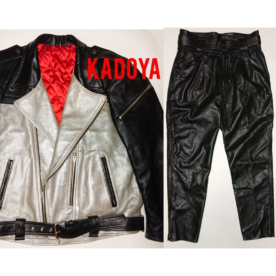 KADOYA - KADOYA カドヤ 本革ライダースジャケット XL□レザー KADOYA - KADOYA カドヤ 本革ライダースジャケット XL□レザー
