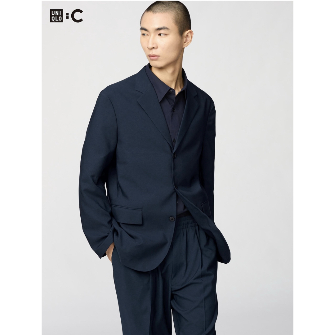 UNIQLO - ユニクロC セットアップ(上下)感動ジャケット(L UNIQLO - ユニクロC セットアップ(上下)感動ジャケット(L