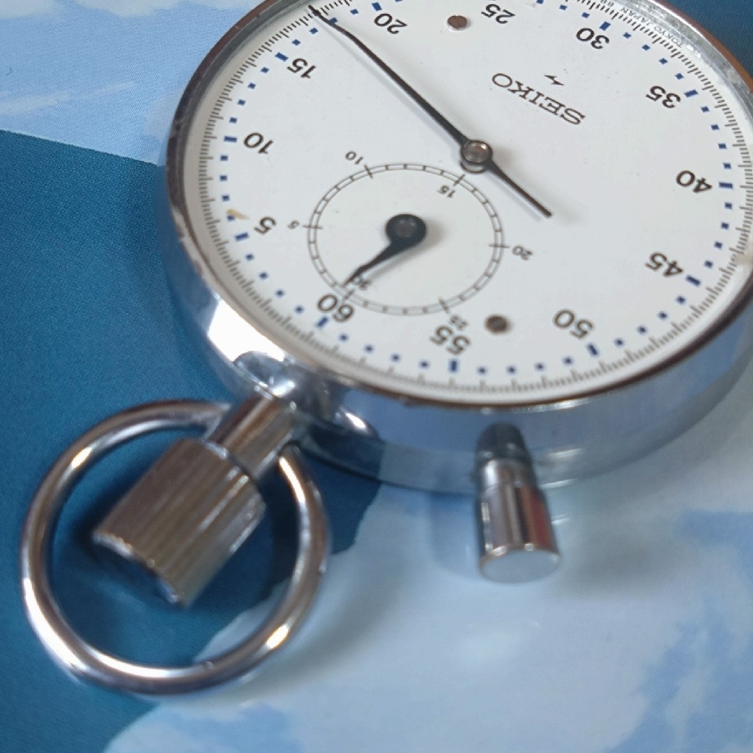 SEIKO - セイコー 手巻きストップウォッチ 稼働品 訳ありの通販 SEIKO - セイコー 手巻きストップウォッチ 稼働品 訳ありの通販
