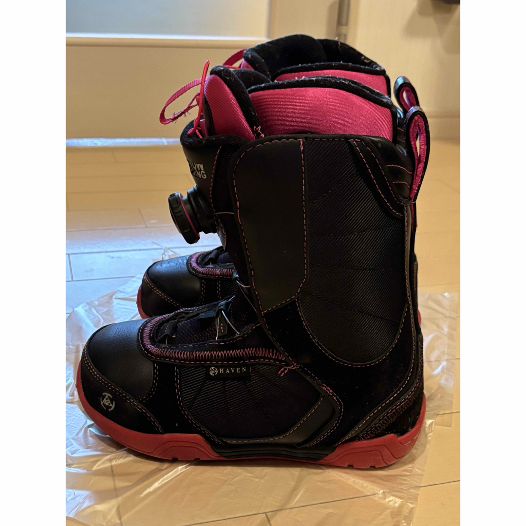 K2 - K2 Raven スノーボードブーツ 女性用 ブラック/ピンクの K2 - K2 Raven スノーボードブーツ 女性用 ブラック/ピンクの