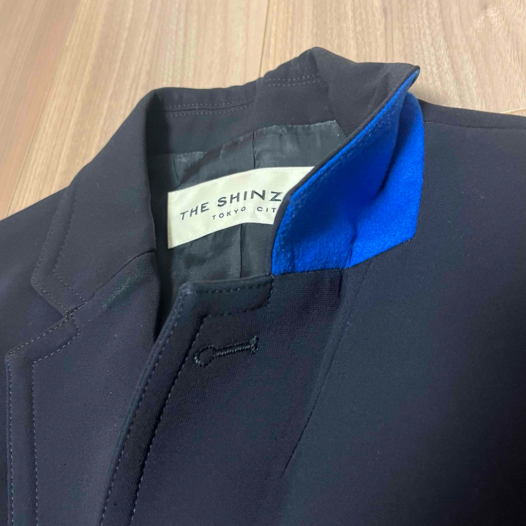 Shinzone - THE SHINZONE ネイビー テーラードジャケットの通販 Shinzone - THE SHINZONE ネイビー テーラードジャケットの通販