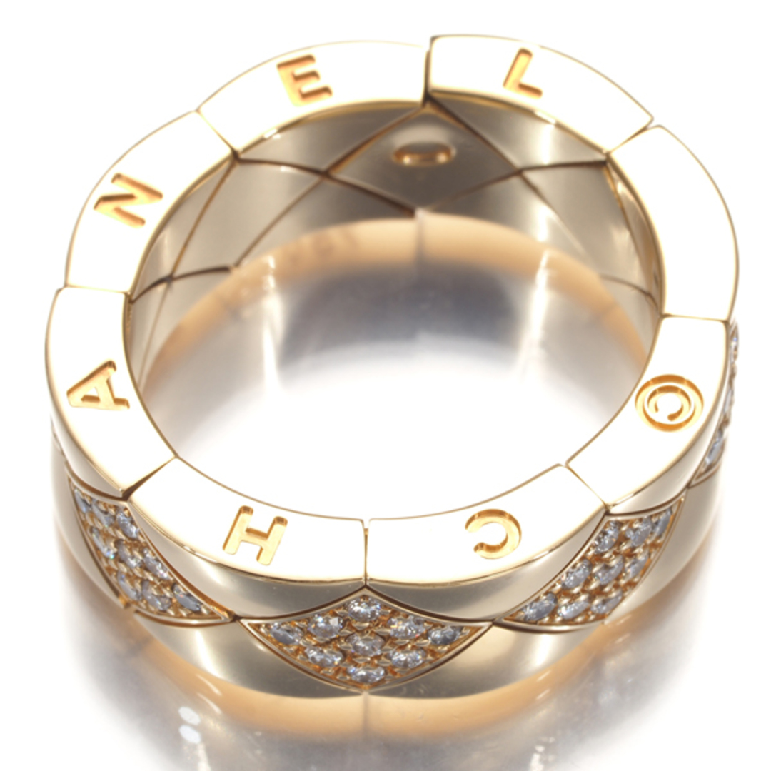 CHANEL - シャネル リング ダイヤ ダイヤモンド マトラッセ 9号 CHANEL - シャネル リング ダイヤ ダイヤモンド マトラッセ 9号