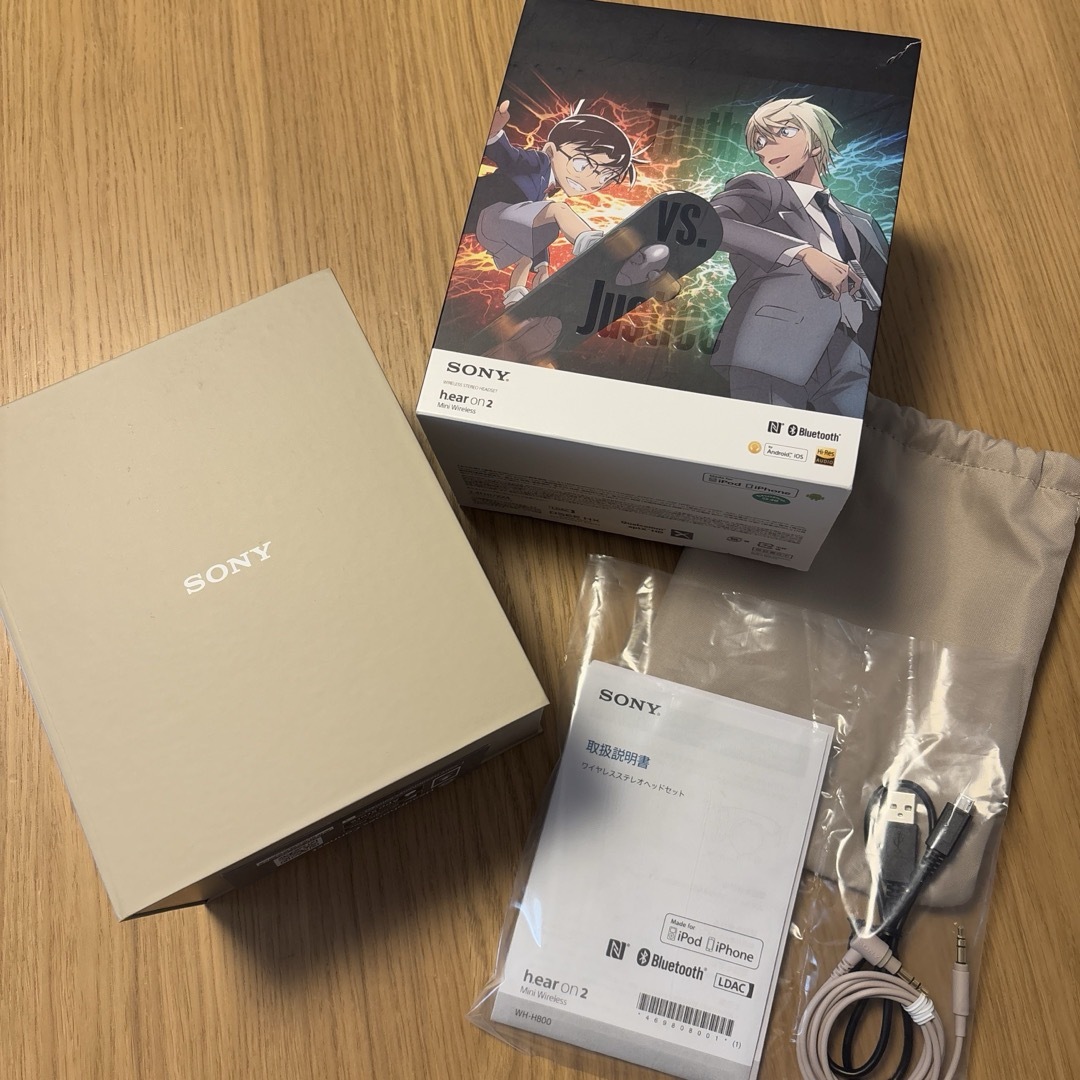 SONY - SONY ワイヤレスヘッドホンWH-H800名探偵コナンコラボ SONY - SONY ワイヤレスヘッドホンWH-H800名探偵コナンコラボ
