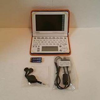 CASIO Ex-word 電子辞書 XD-SF6150 ホワイト 10ヶ国語のネイティブ発音 100コンテンツ タッチペン付き p706p5g(その他)