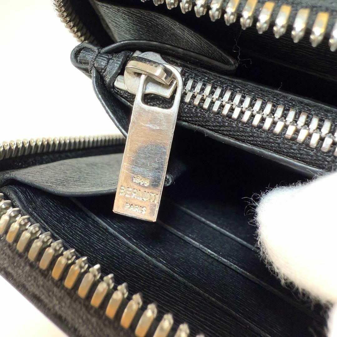 BERLUTI - ベルルッティ 長財布 カリグラフィ ブラウン ラウンド BERLUTI - ベルルッティ 長財布 カリグラフィ ブラウン ラウンド