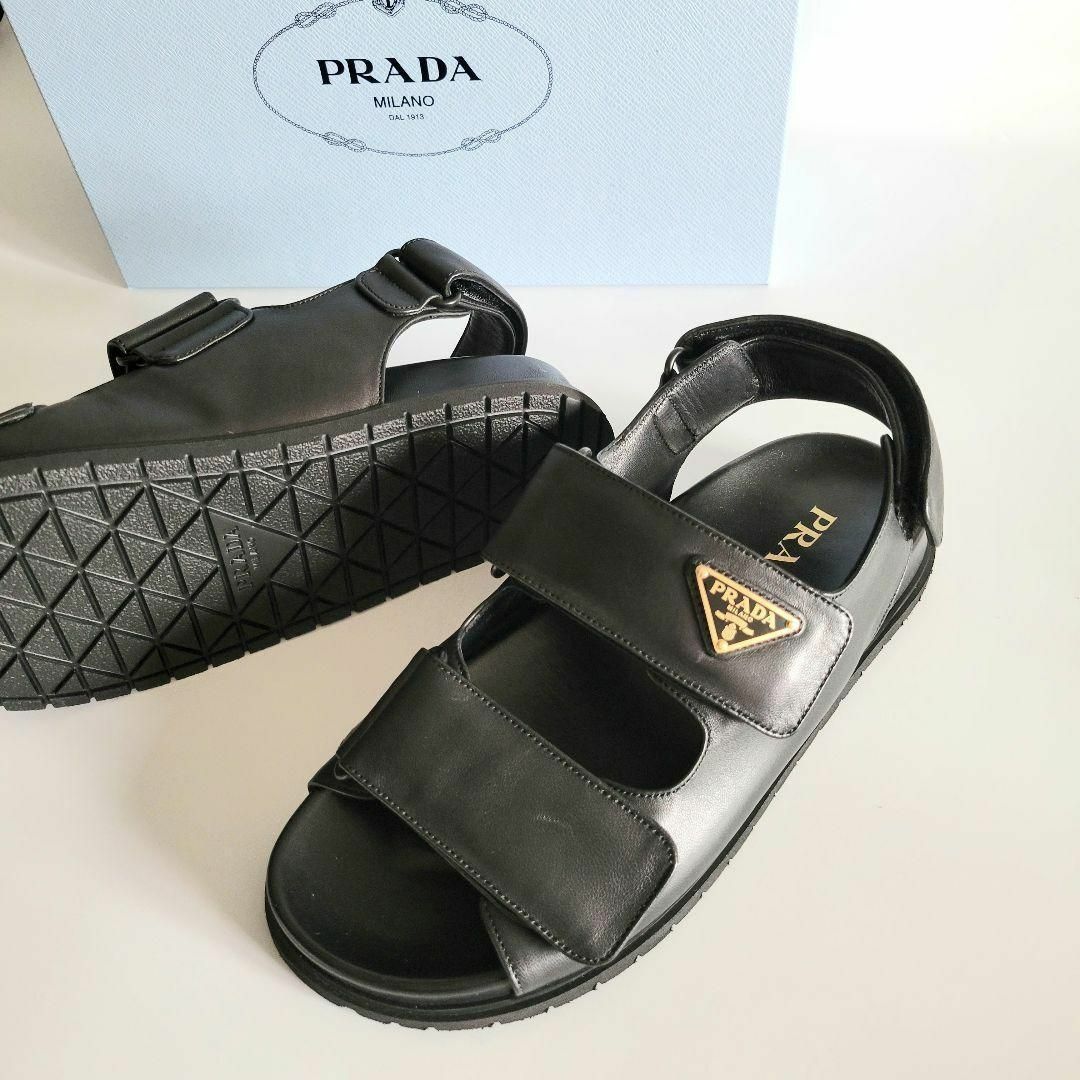 PRADA - 【新品未使用】PRADA/プラダ ナッパレザー サンダル PRADA - 【新品未使用】PRADA/プラダ ナッパレザー サンダル
