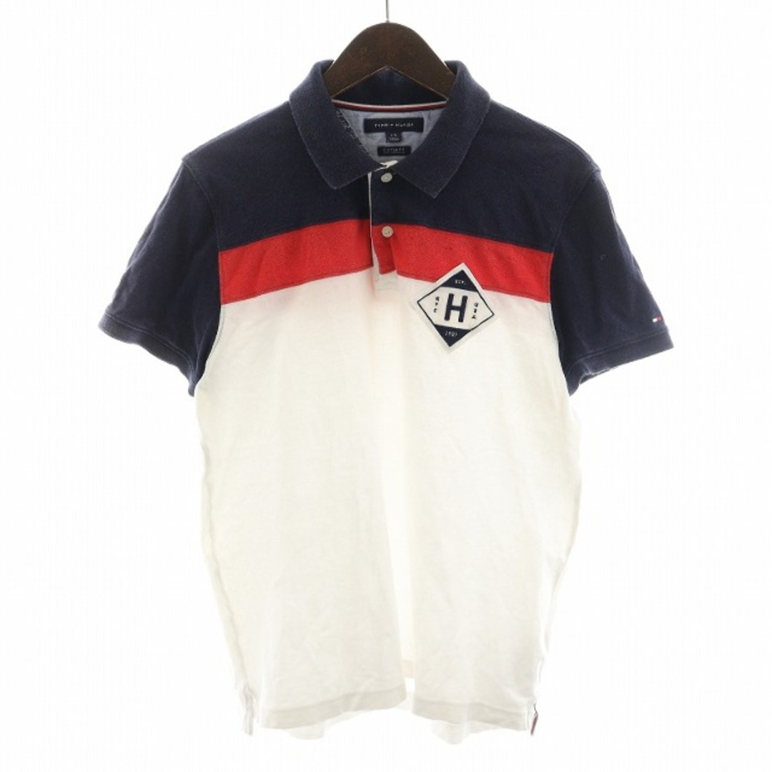 TOMMY HILFIGER - トミーヒルフィガー CUSTOM FIT ポロシャツ TOMMY HILFIGER - トミーヒルフィガー CUSTOM FIT ポロシャツ