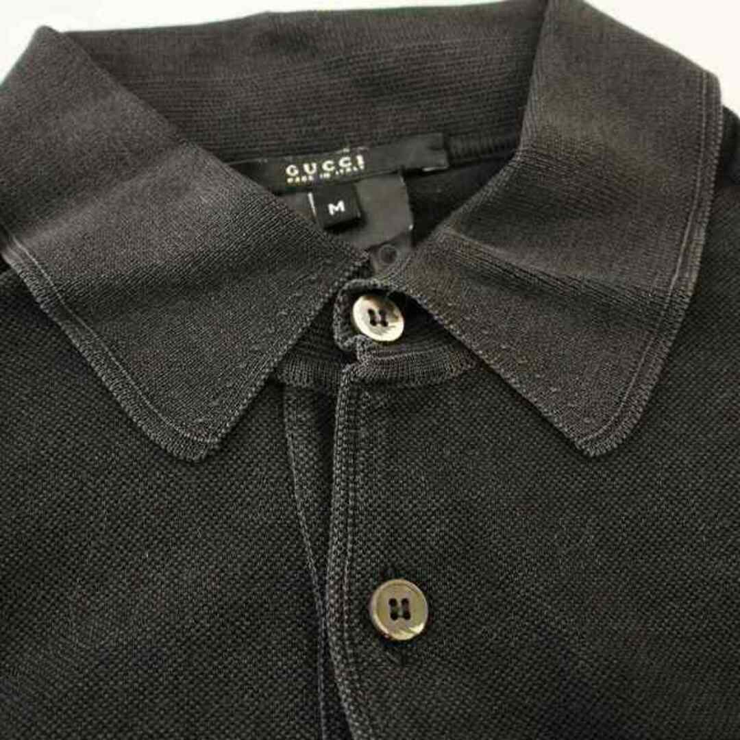 GUCCI - グッチ GUCCI ポロシャツ 108636-Z1121 半袖 鹿の子 M GUCCI - グッチ GUCCI ポロシャツ 108636-Z1121 半袖 鹿の子 M