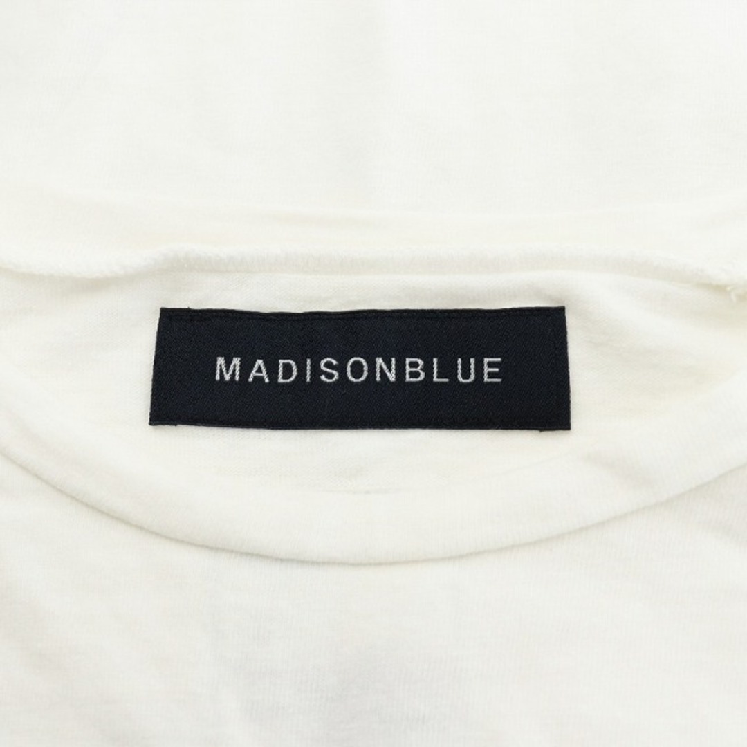 MADISONBLUE - マディソンブルー Tシャツ カットソー 2 白の通販 MADISONBLUE - マディソンブルー Tシャツ カットソー 2 白の通販