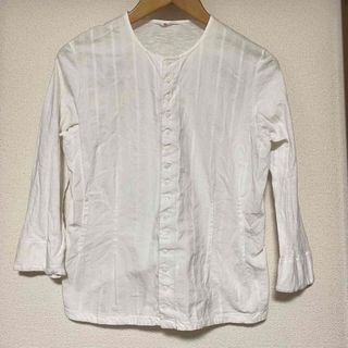45R - 45R デニムシャツ R刺繍 インディゴ 細身 大きめ 変わり 45R - 45R デニムシャツ R刺繍 インディゴ 細身 大きめ 変わり