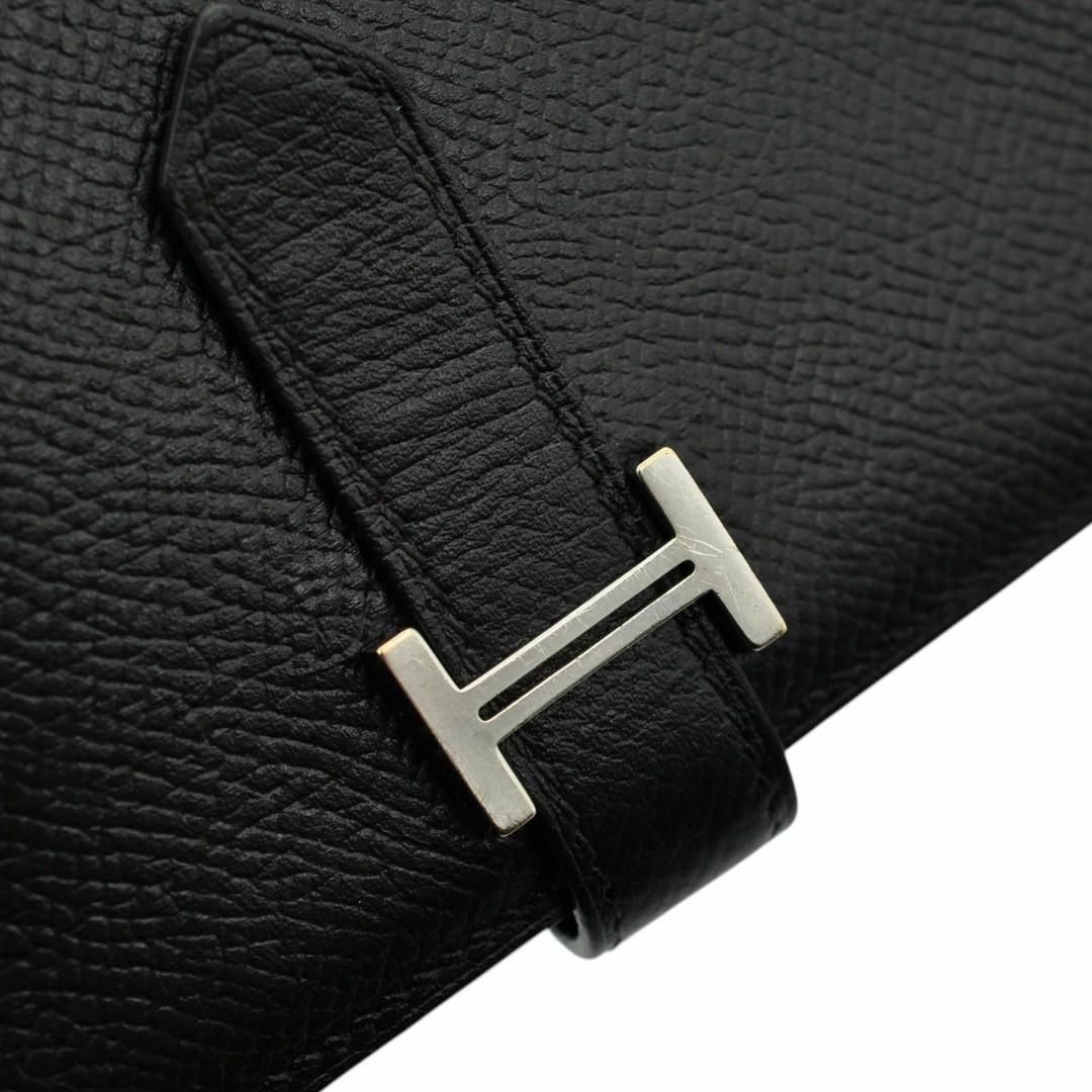 HERMES - HERMES 美品 ベアン スフレ エプソン バイカラー 長 HERMES - HERMES 美品 ベアン スフレ エプソン バイカラー 長