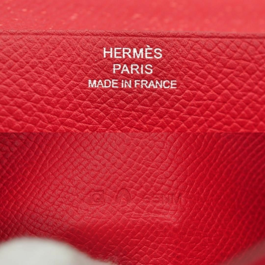 HERMES - HERMES 美品 ベアン スフレ エプソン バイカラー 長 HERMES - HERMES 美品 ベアン スフレ エプソン バイカラー 長