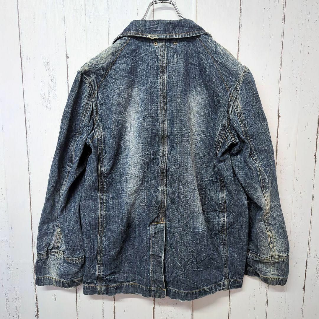 WOOLRICH - WOOLRICH ウールリッチ デニム テーラードジャケット WOOLRICH - WOOLRICH ウールリッチ デニム テーラードジャケット